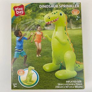 Play Day Inflatable Dinosaur Sprinkler Water Fun Toy